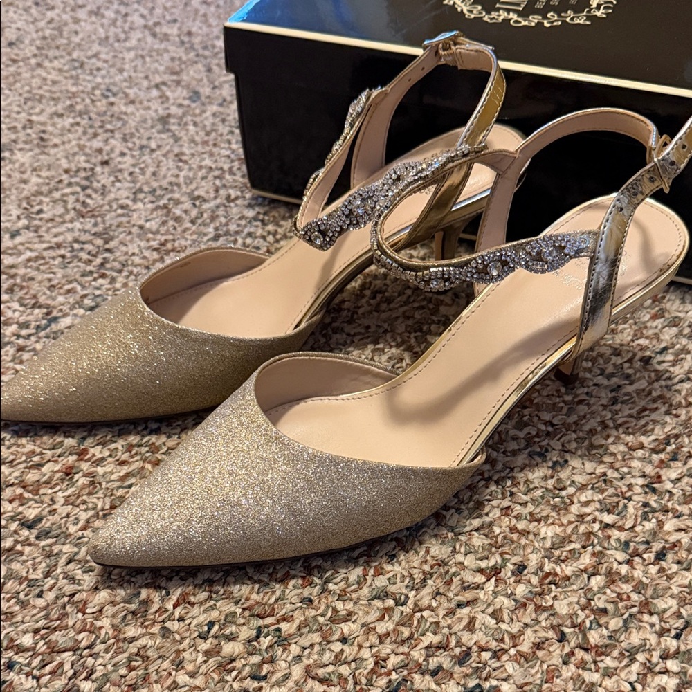 Sparkling Gold Women's Heels